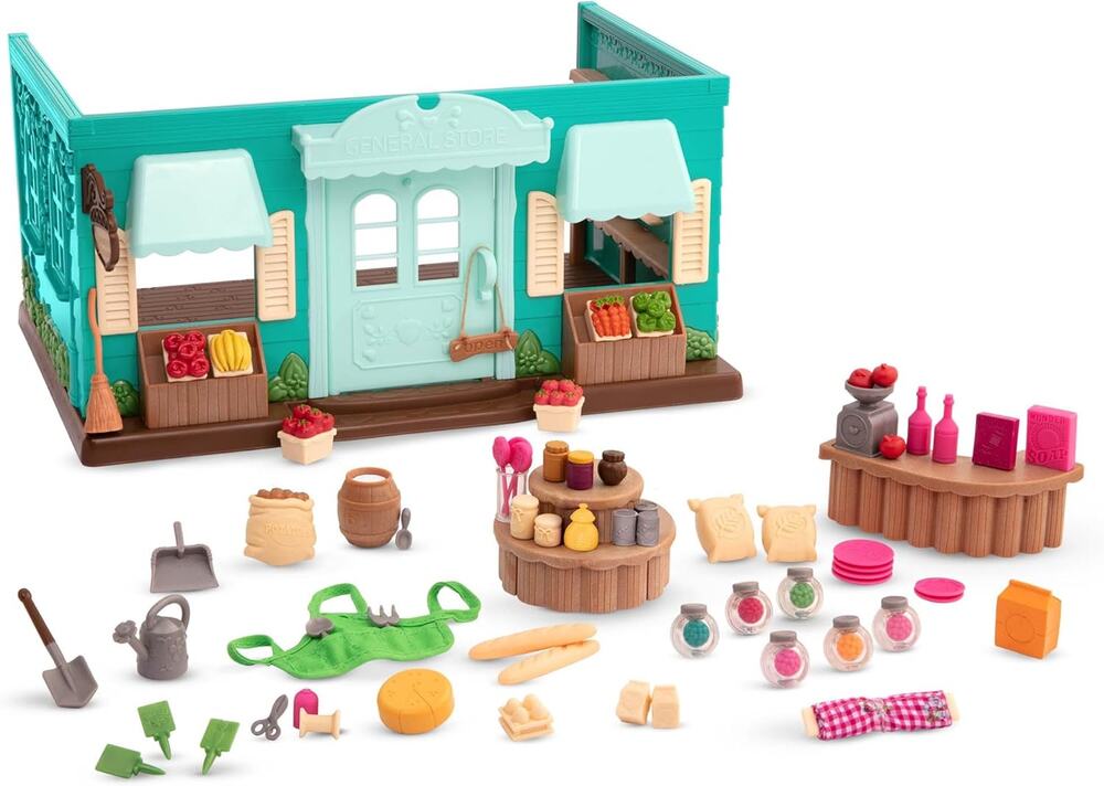 Li'l Woodzeez Honeysuckle Hollow General Store Playset Furniture Accessories NWT